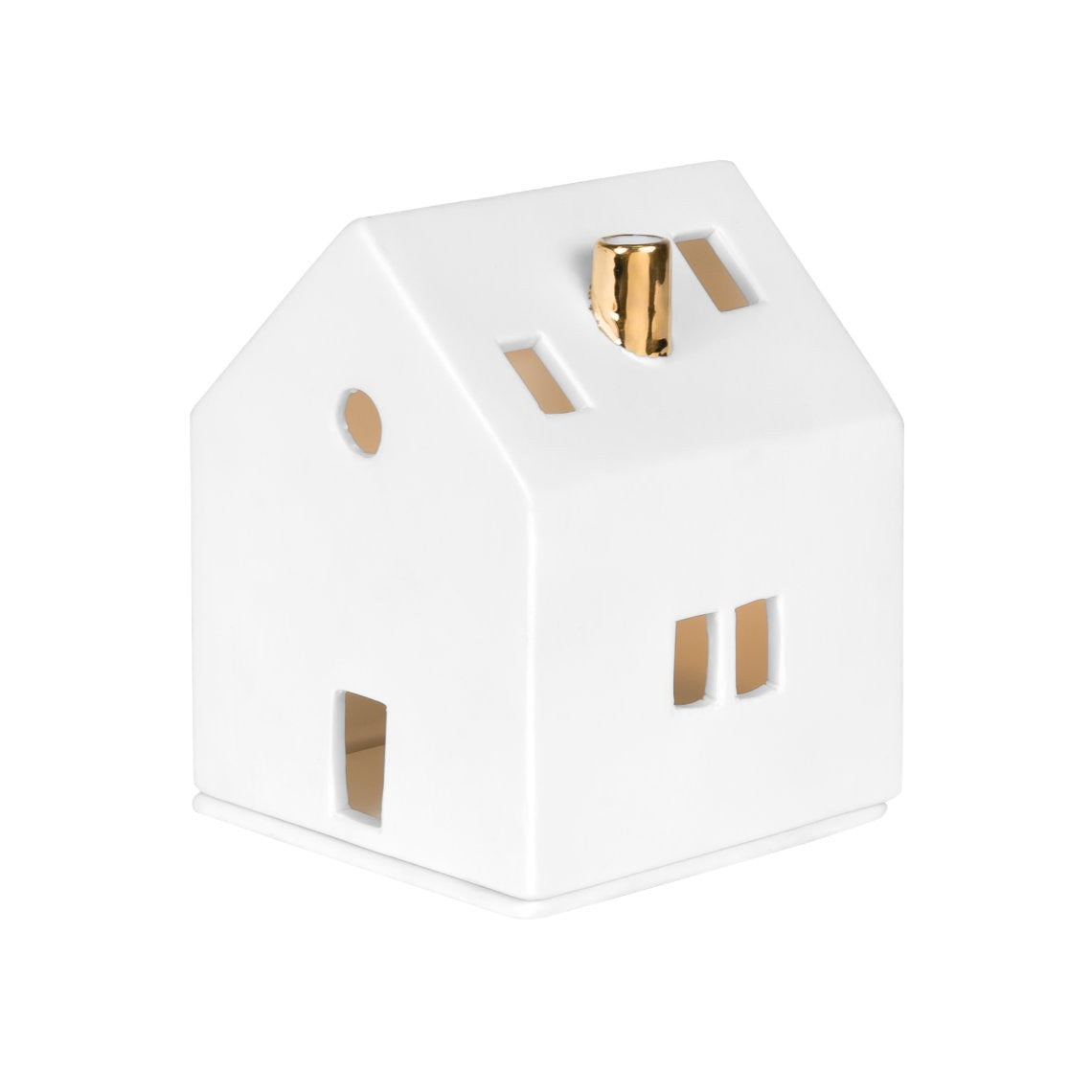 Décorations de Noël - Photophore maison lumineuse | Golden Chimney - Räder