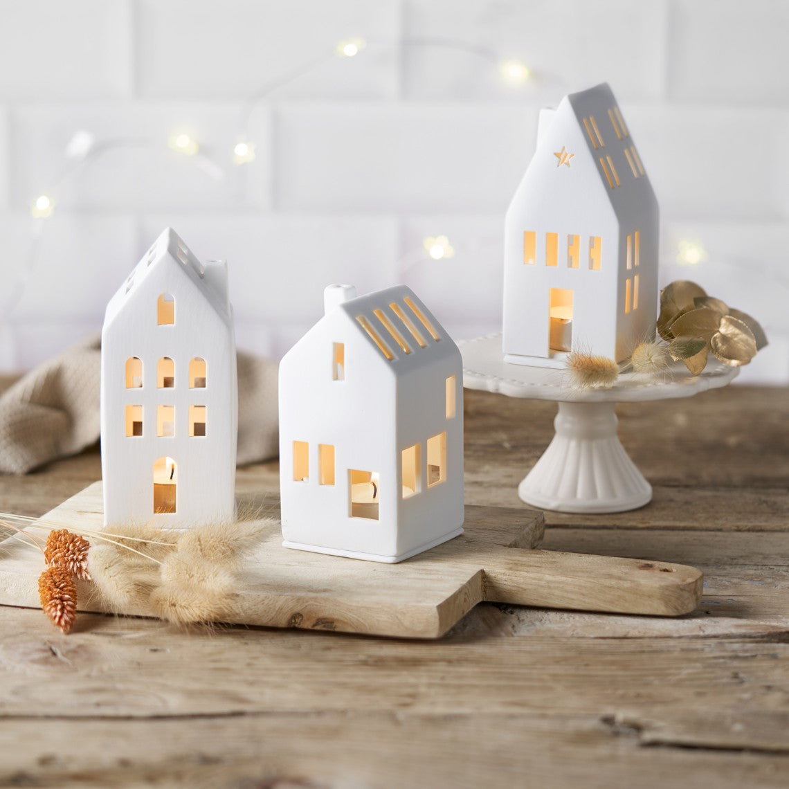 Décorations de Noël - Photophore maison lumineuse | Guest House - Räder