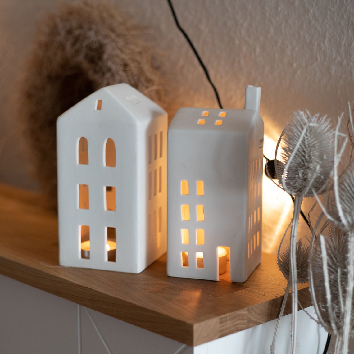 Décorations de Noël - Photophore maison lumineuse | Small Window - Räder