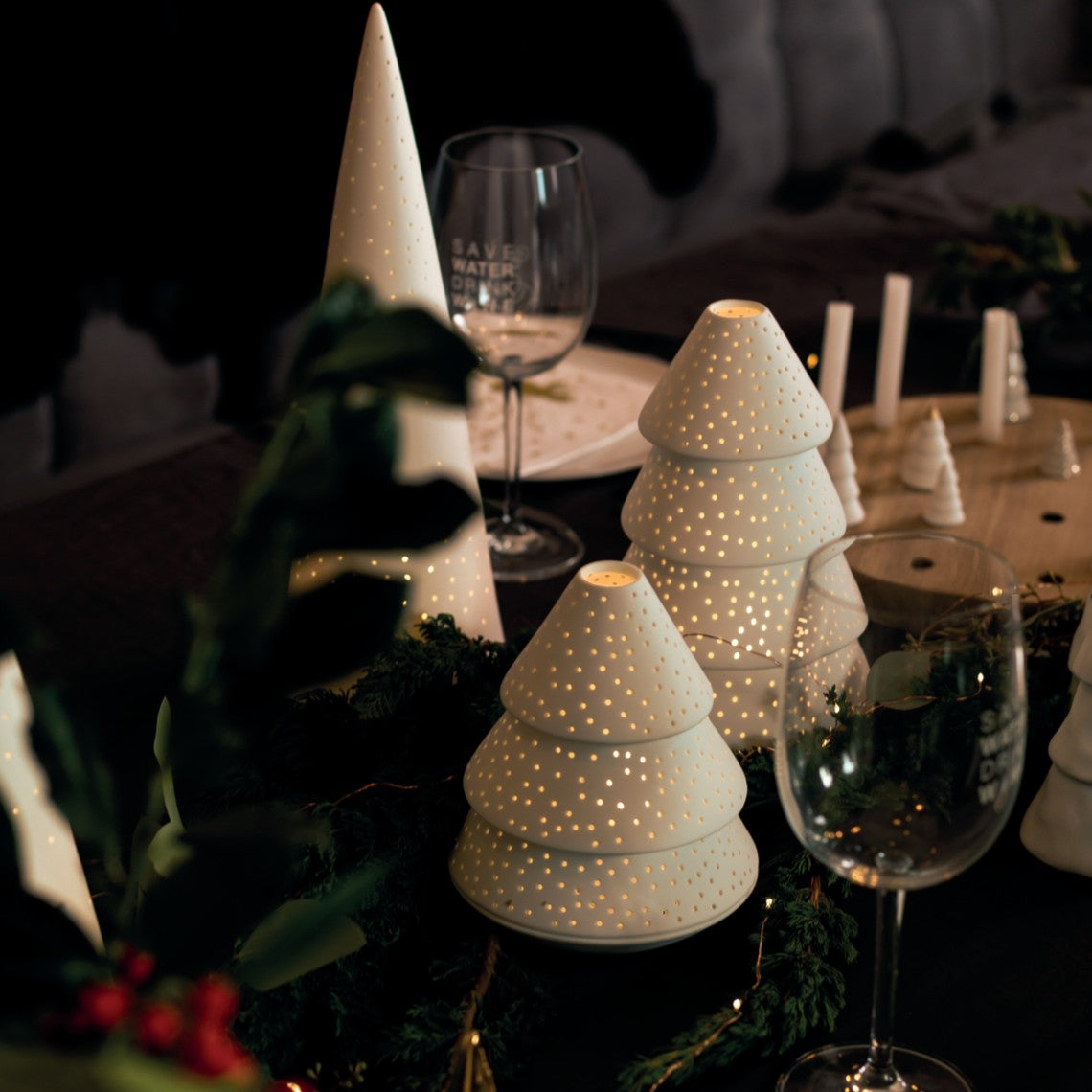 Décorations de Noël - Photophore | Sapin | Large - Räder