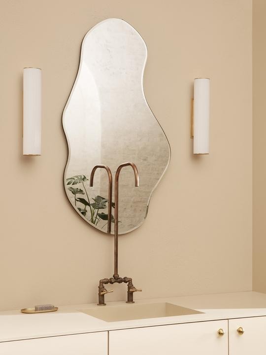 Décorations de Noël - Produit endommagé | Plateau en laiton Basho | Oval - Ferm Living | Remisé