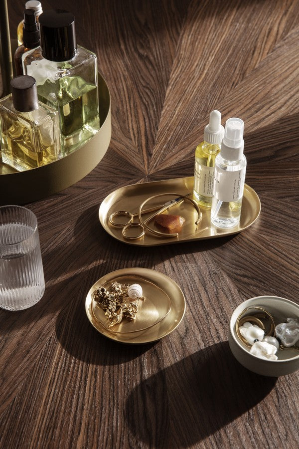 Décorations de Noël - Plateau en laiton Basho | Round - Ferm Living