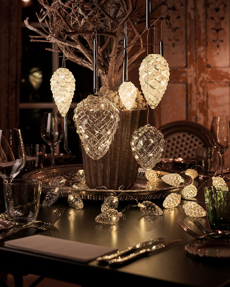 Décorations de Noël - Pomme de pin LED - Sirius