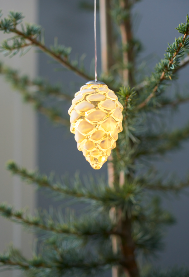 Décorations de Noël - Pomme de pin LED - Sirius
