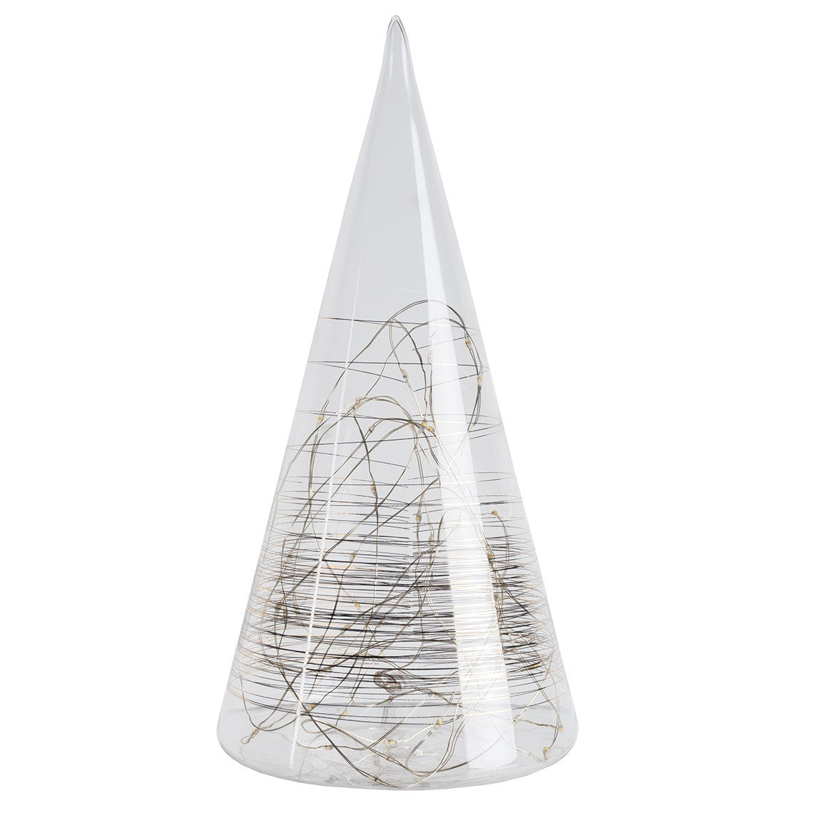 Décorations de Noël - Produit neuf | Sapin en verre lumineux LED XL Lines - Räder | Remisé