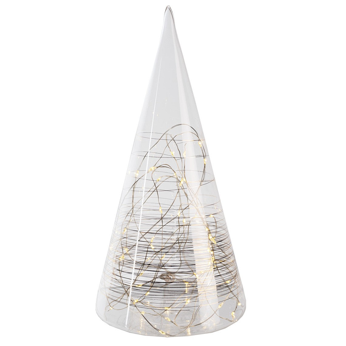 Décorations de Noël - Produit neuf | Sapin en verre lumineux LED XL Lines - Räder | Remisé