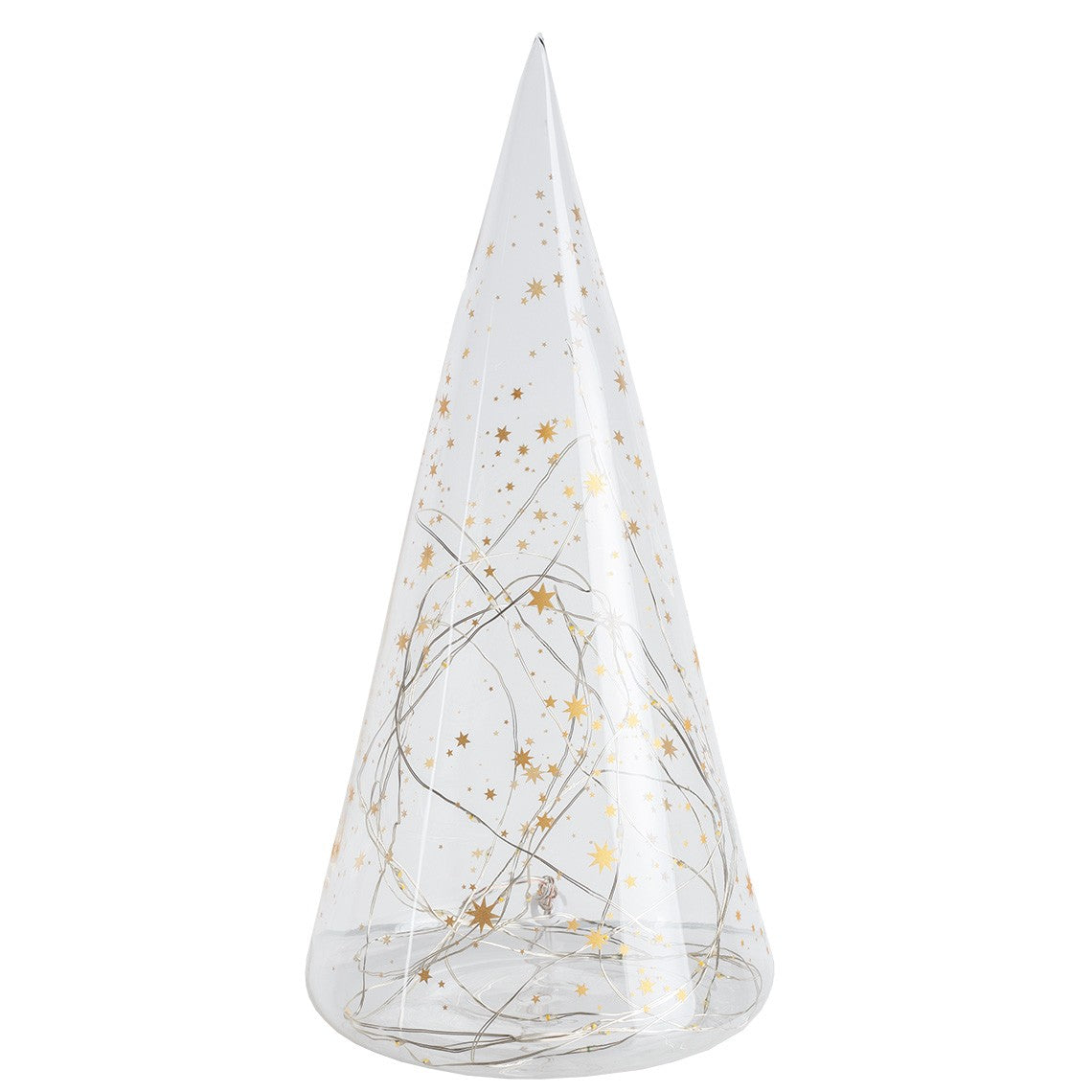 Décorations de Noël - Sapin en verre lumineux LED XL Stars - Räder