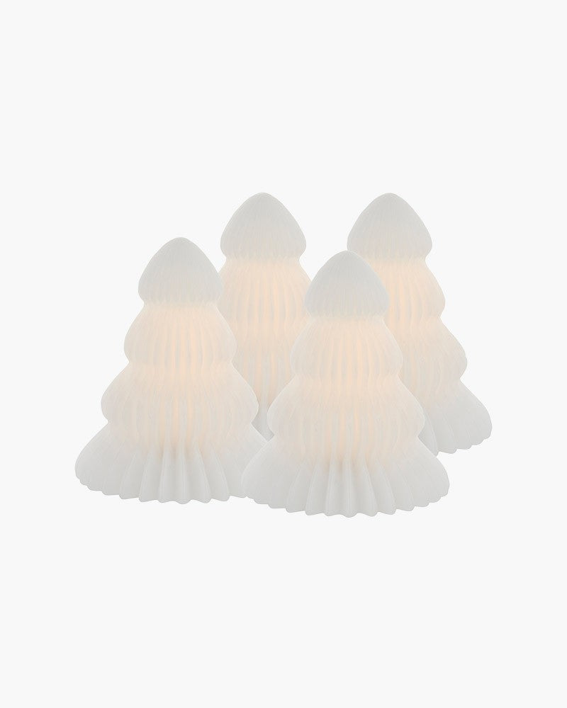 Décorations de Noël - Sapin lumineux LED Claire | Set de 4 - Sirius