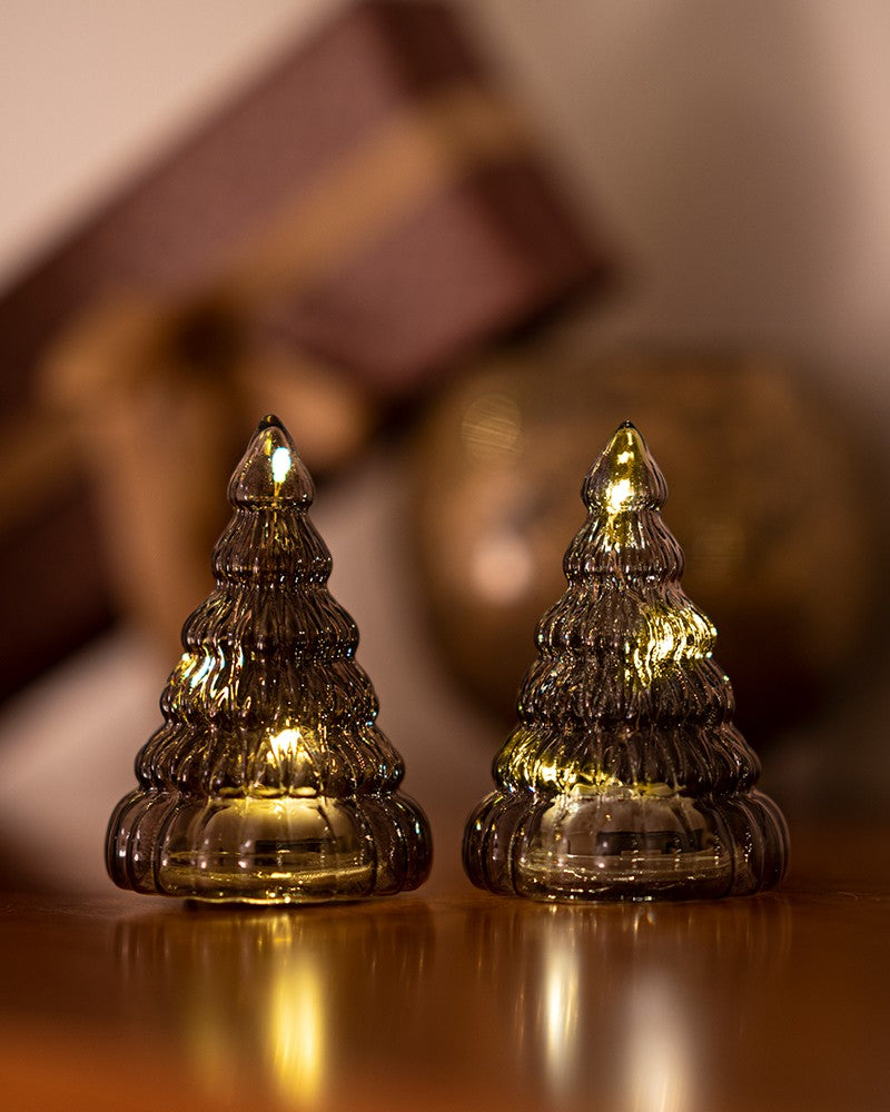 Décorations de Noël - Sapin lumineux LED Lucy | Set de 2 - Sirius
