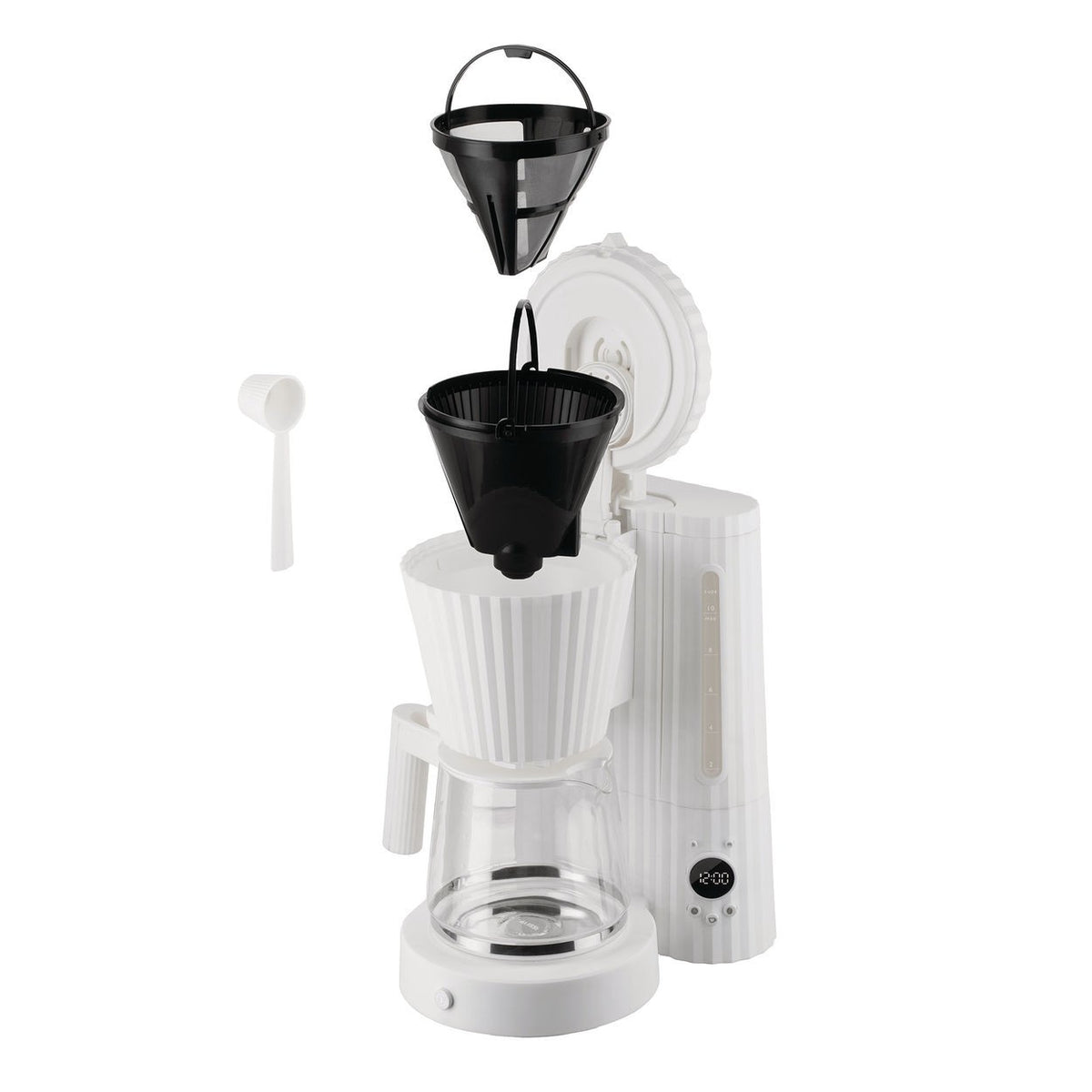 Electroménager - Machine à café filtre - cafetière| Plissé - Alessi