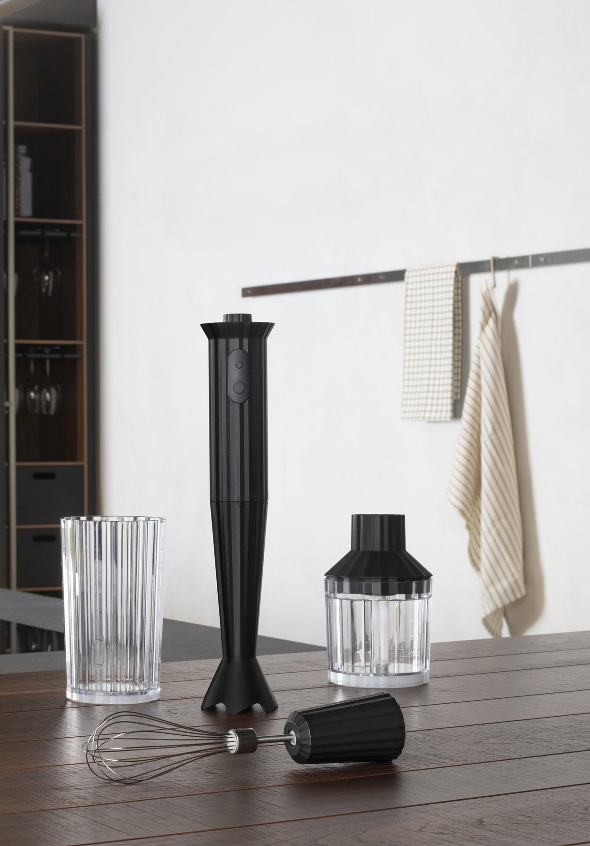 Electroménager - Mixeur plongeant | Plissé | Set de 3 accessoires - Alessi