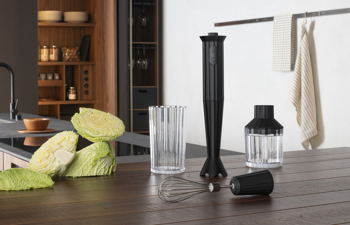 Electroménager - Mixeur plongeant | Plissé | Set de 3 accessoires - Alessi