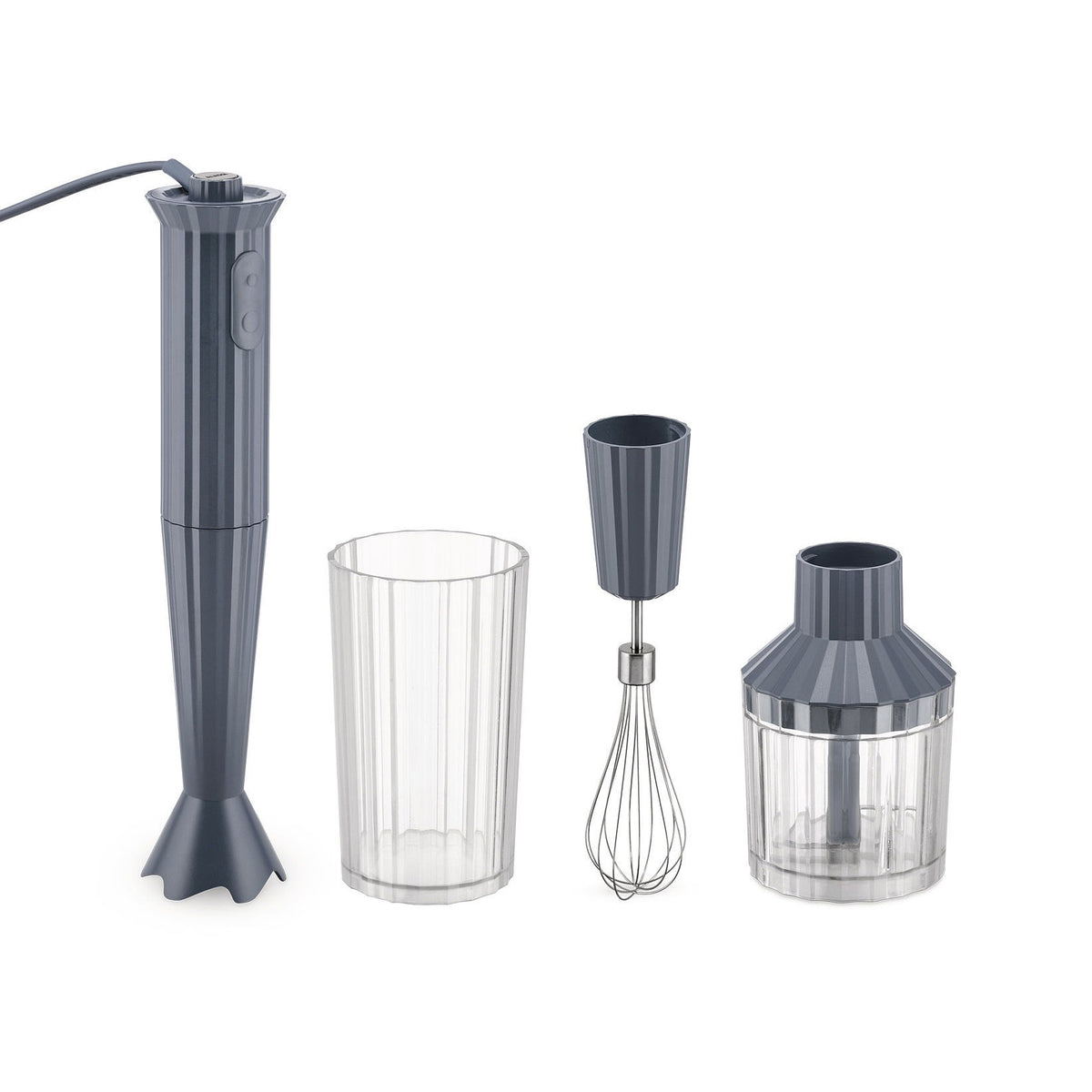 Electroménager - Mixeur plongeant | Plissé | Set de 3 accessoires - Alessi