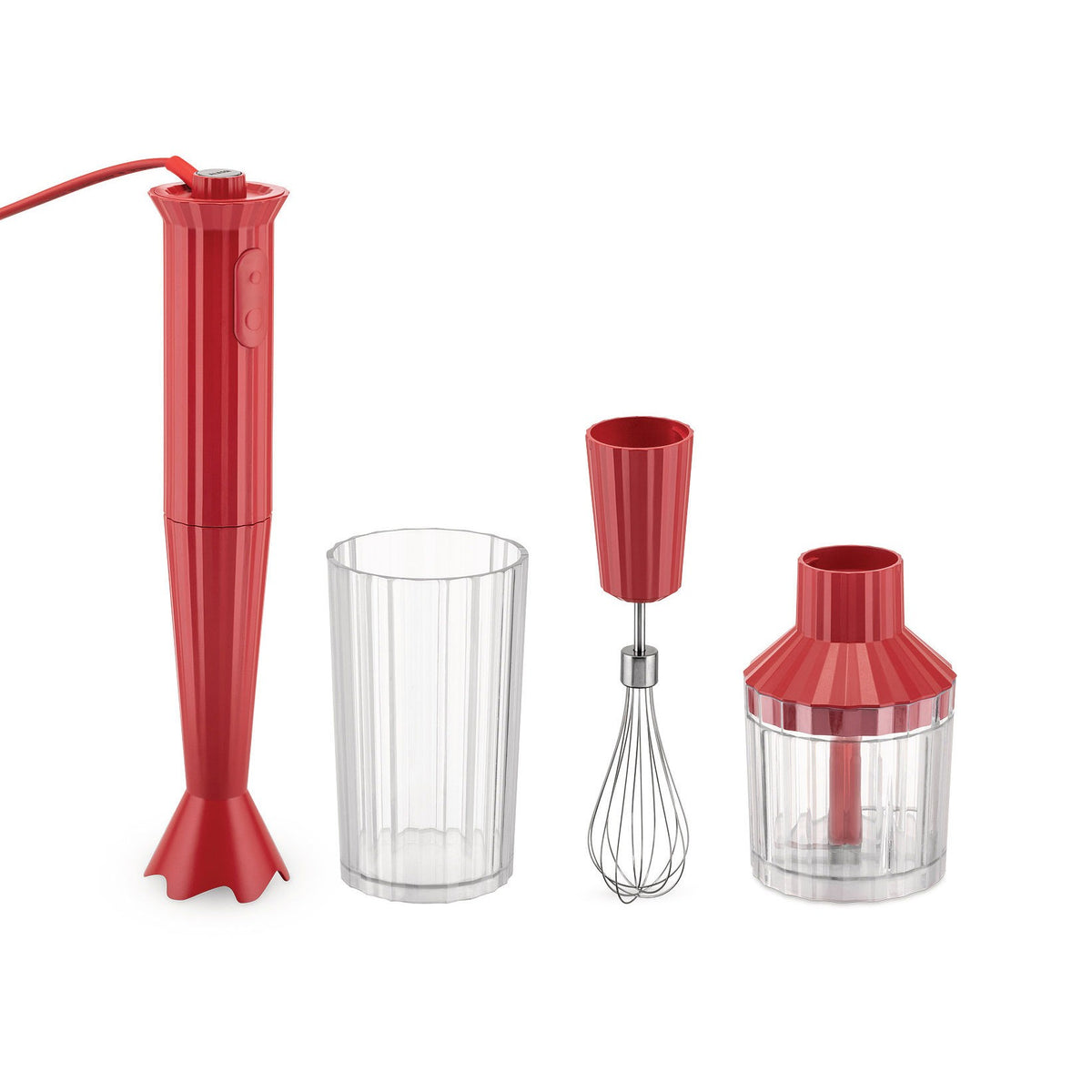 Electroménager - Mixeur plongeant | Plissé | Set de 3 accessoires - Alessi