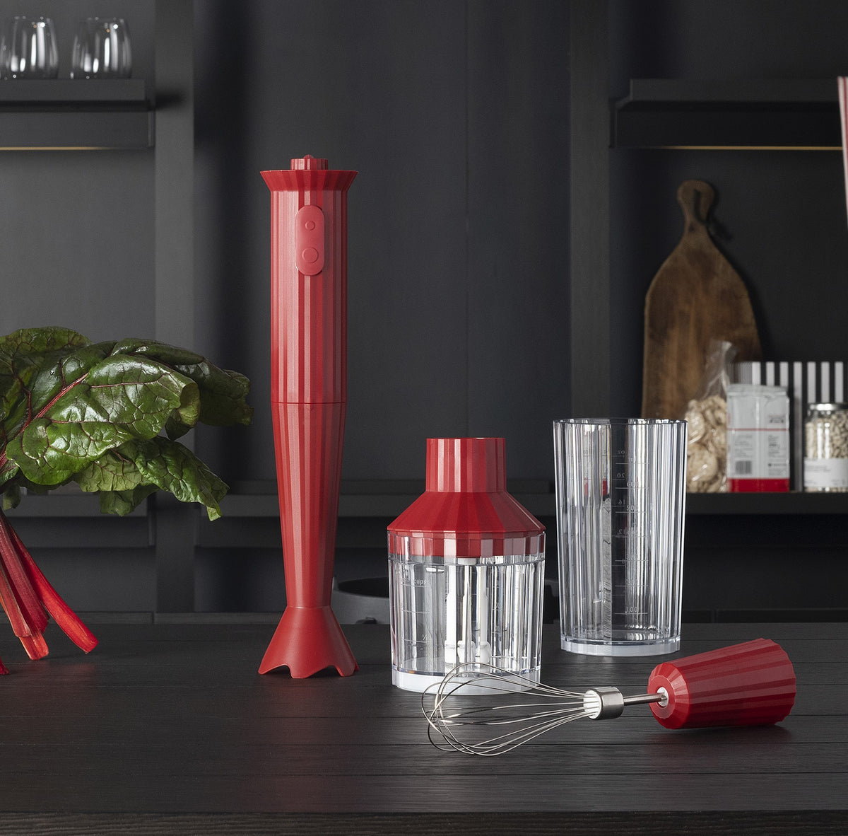 Electroménager - Mixeur plongeant | Plissé | Set de 3 accessoires - Alessi