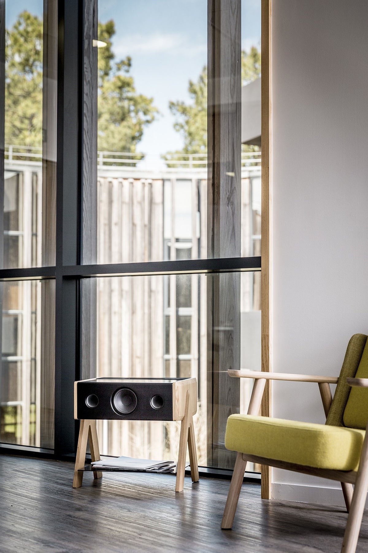 Enceintes - Enceinte Bluetooth Cube Oak - La Boite Concept
