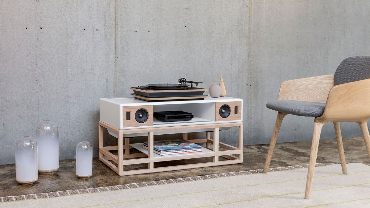 Enceintes - Enceinte meuble TV Bluetooth AP160 Chêne - La Boite Concept