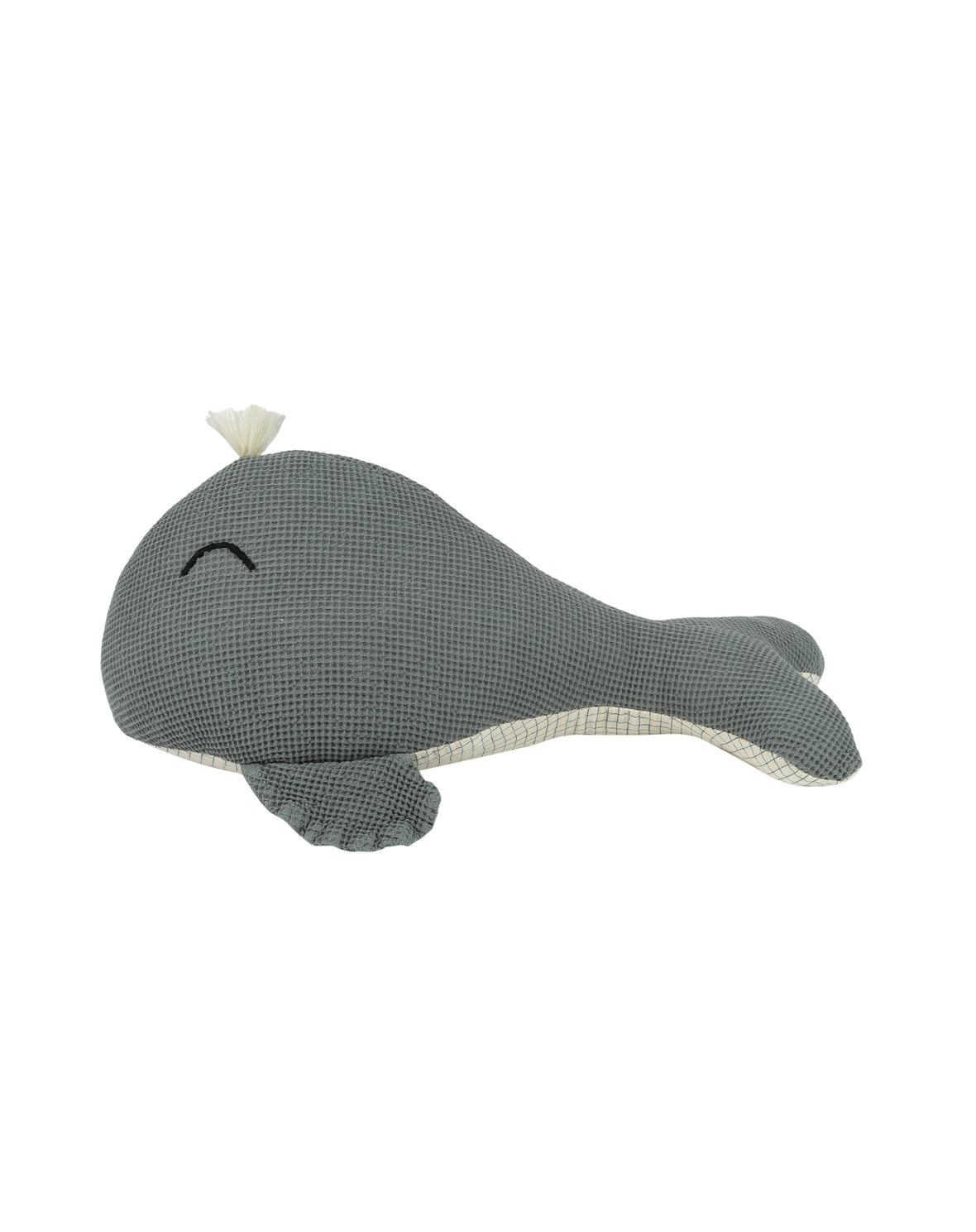 Enfants - Coussin brodé | Wabi-Sabi | Baleine - Nobodinoz