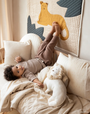 Enfants - Coussin lion | Blanc - Nobodinoz