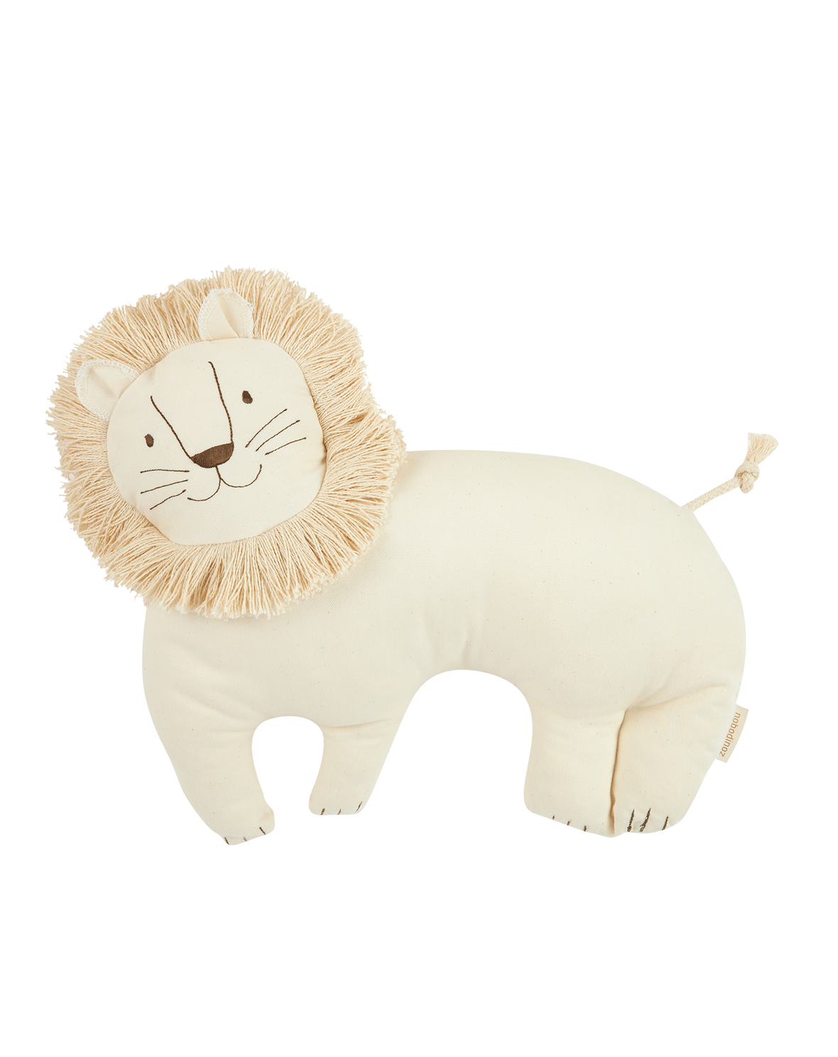 Enfants - Coussin lion | Blanc - Nobodinoz