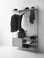 Étagères & bibliothèques - Étagère en métal à bord bas String® L 58 x P 30 cm - String Furniture