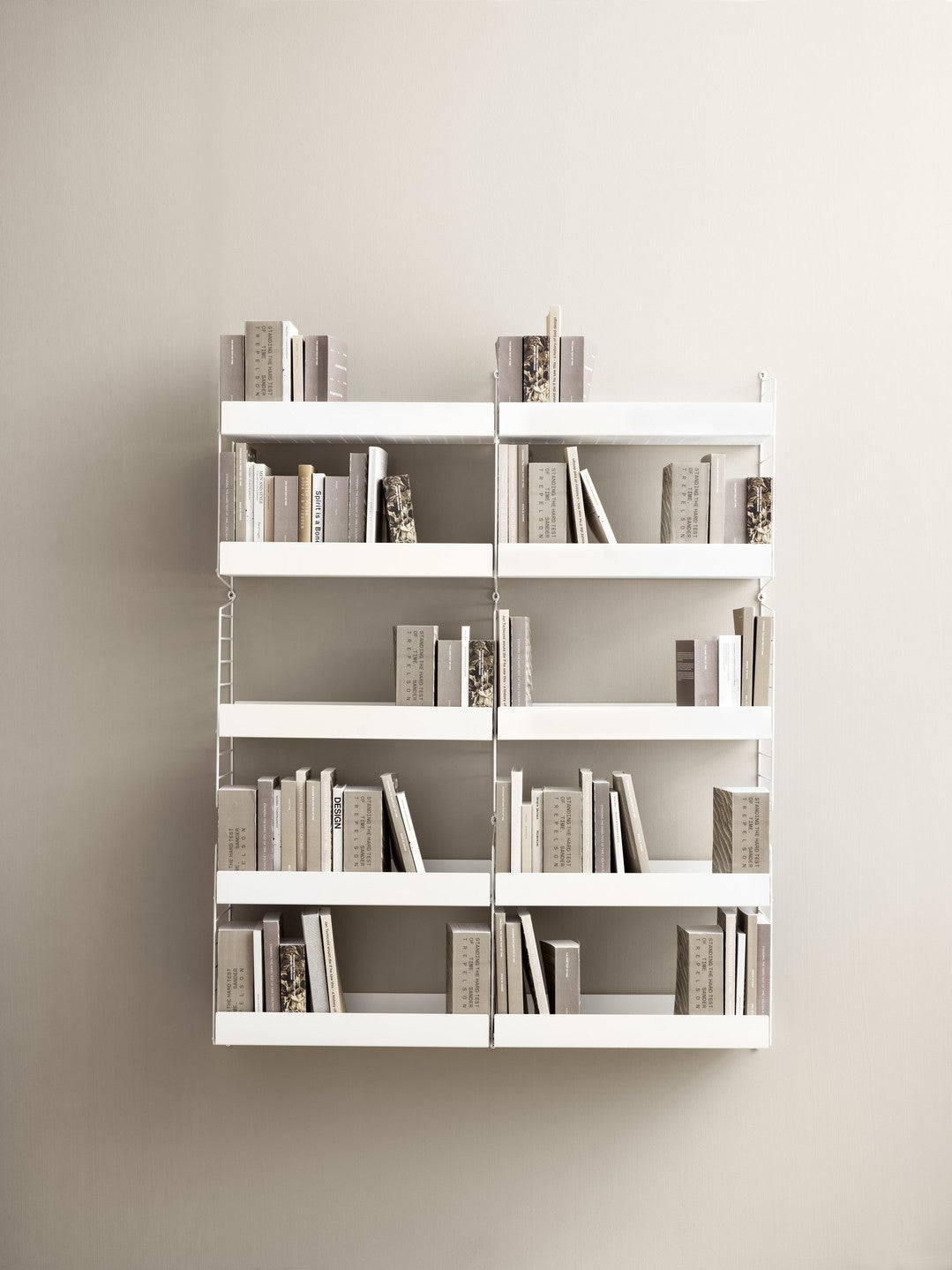 Étagères & bibliothèques - Étagère en métal à bord haut String® L 58 x P 20 cm - String Furniture