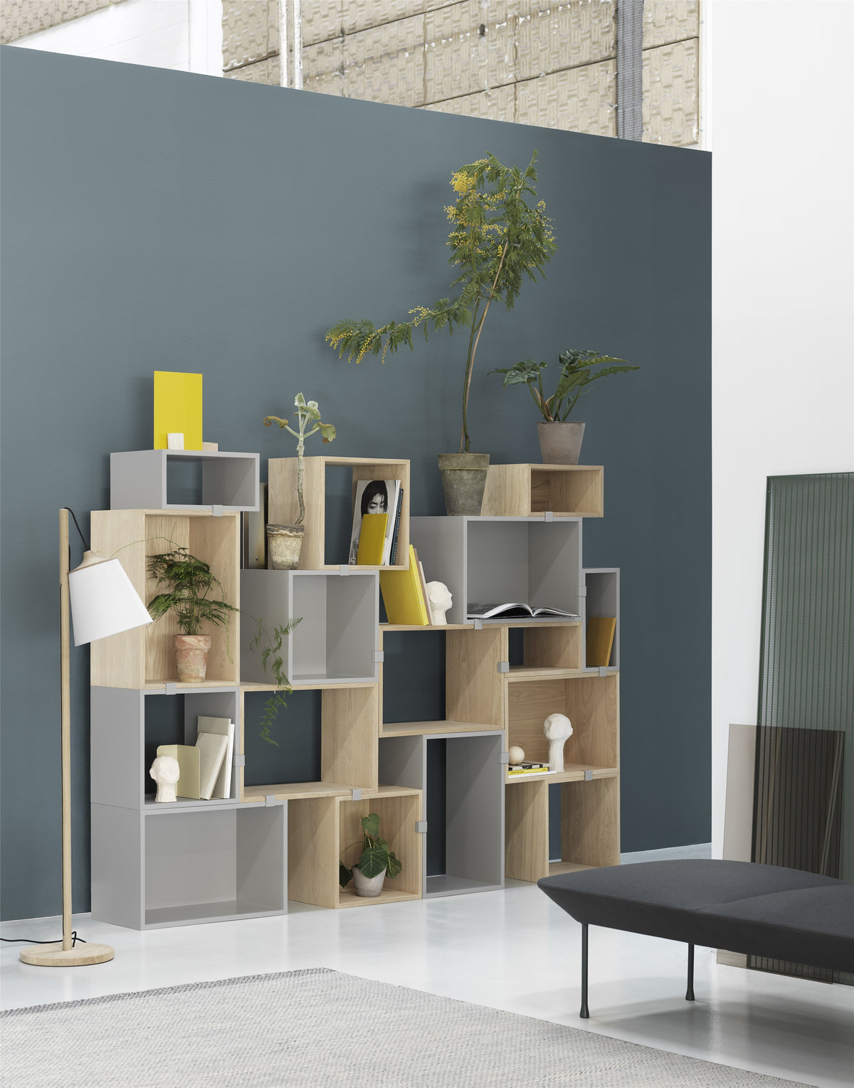 Étagères & bibliothèques - Étagère sans fond Stacked Small - Muuto