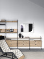Étagères & bibliothèques - Montant de sol String® H 85 x P 30 cm - String Furniture