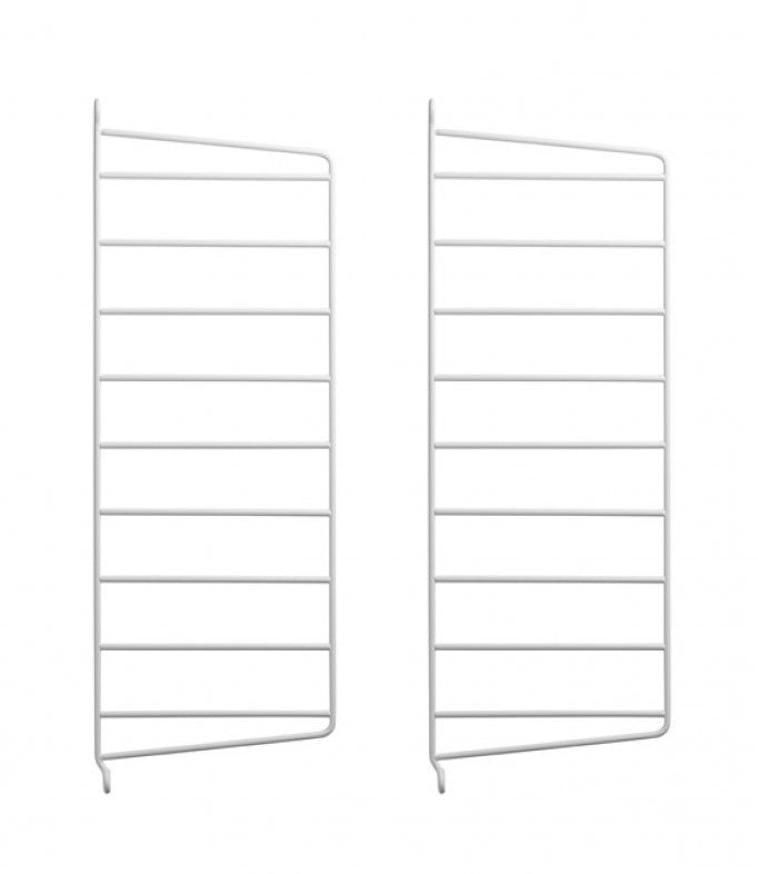 Étagères & bibliothèques - Montant mural String® H 50 x P 20 cm | Set de 2 - String Furniture