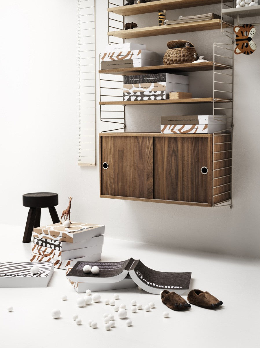 Étagères & bibliothèques - Montant mural String® H 50 x P 20 cm | Set de 2 - String Furniture