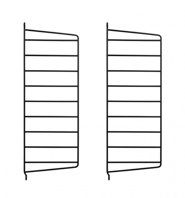 Étagères & bibliothèques - Montant mural String® H 50 x P 20 cm | Set de 2 - String Furniture