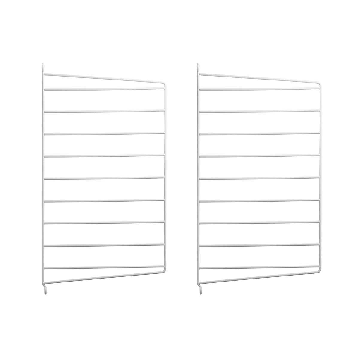 Étagères & bibliothèques - Montant mural String® H 50 x P 30 cm | Set de 2 - String Furniture