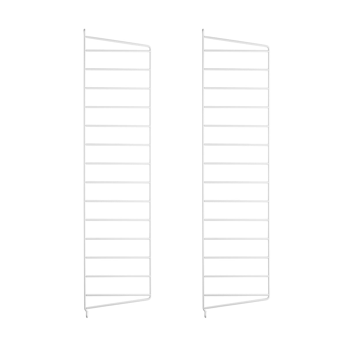 Étagères & bibliothèques - Montant mural String® H 75 x P 20 cm | Set de 2 - String Furniture