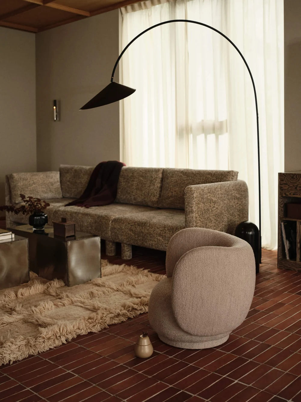 Fauteuil Lounge Enfant | Rico Soft Bouclé