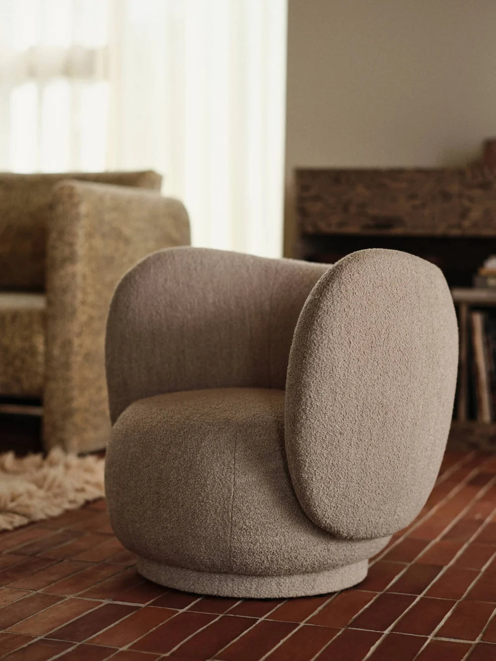 Fauteuil Lounge Enfant | Rico Soft Bouclé