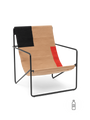 Fauteuils - Fauteuil | Desert | Black / Block - Ferm Living