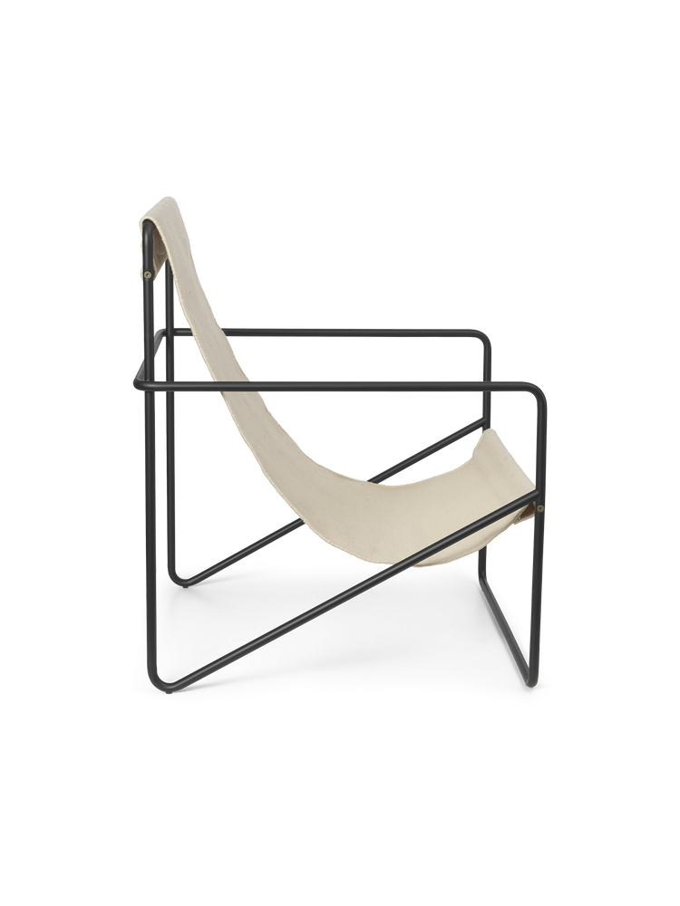 Fauteuils - Fauteuil | Desert | Black / Cloud - Ferm Living