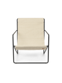 Fauteuils - Fauteuil | Desert | Black / Cloud - Ferm Living