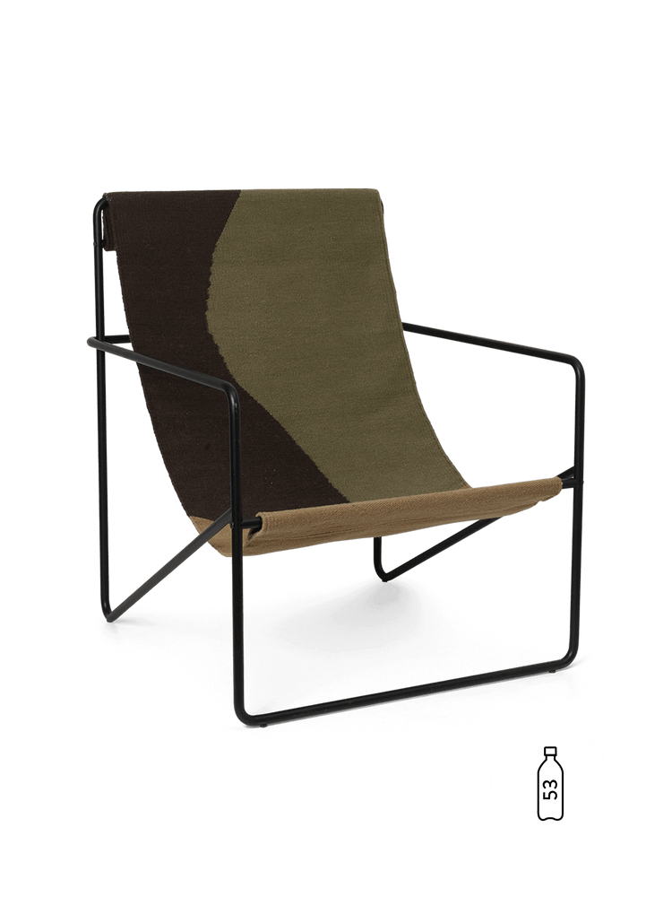 Fauteuils - Fauteuil | Desert | Black / Dune - Ferm Living