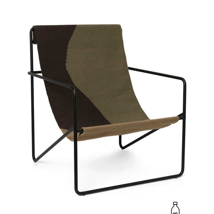 Fauteuils - Fauteuil | Desert | Black / Dune - Ferm Living