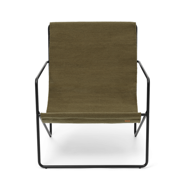 Fauteuils - Fauteuil | Desert | Black / Olive - Ferm Living