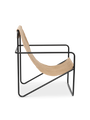 Fauteuils - Fauteuil | Desert | Black / Sand - Ferm Living
