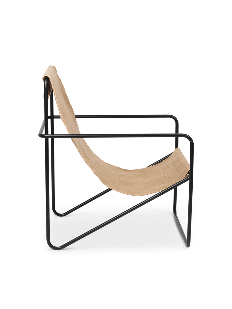 Fauteuils - Fauteuil | Desert | Black / Sand - Ferm Living