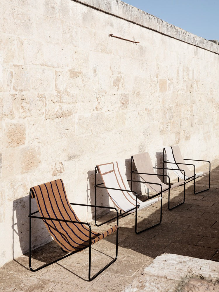 Fauteuils - Fauteuil | Desert | Black / Soil - Ferm Living