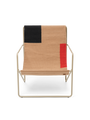 Fauteuils - Fauteuil | Desert | Cashmere / Block - Ferm Living