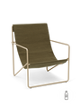 Fauteuils - Fauteuil | Desert | Cashmere / Olive - Ferm Living