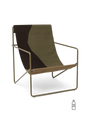 Fauteuils - Fauteuil | Desert | Olive / Dune - Ferm Living