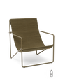 Fauteuils - Fauteuil | Desert | Olive / Olive - Ferm Living