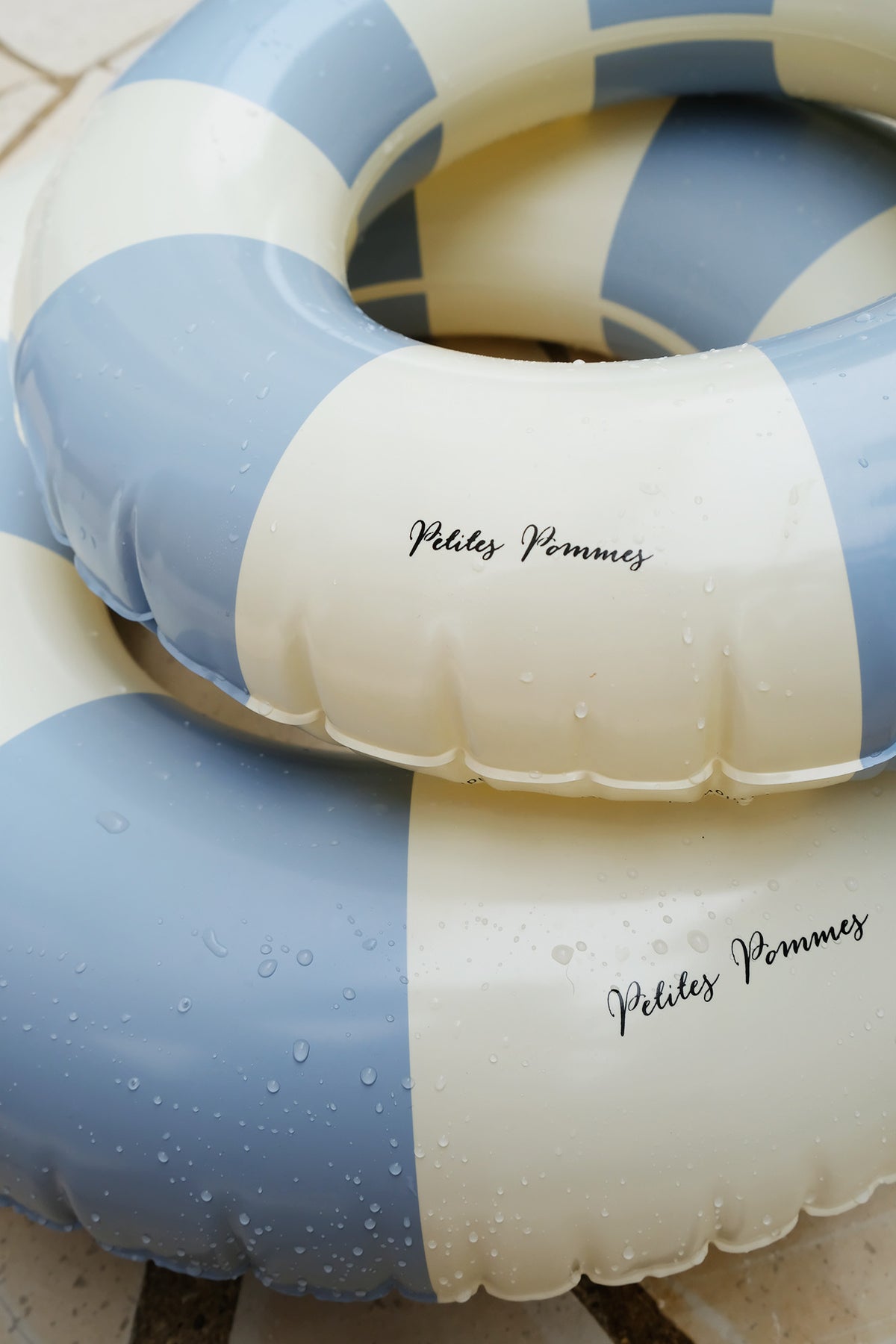 Jardin - Produit neuf | Bouée Ø 90 cm | Denim - Petites Pommes | Remisé