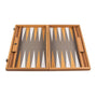 Jeux et loisirs - Backgammon | Grey Beige Ostrich Tote | Large - Manopoulos